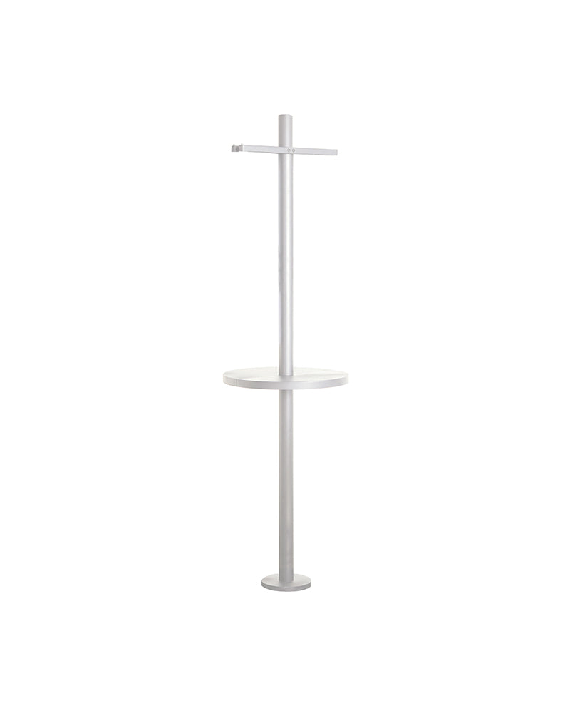 Spojka tyčí - Bílá obsluha s policí a podnožkami